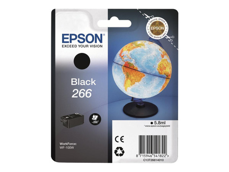 EPSON C13T26614010 Tusz Epson black 266 WorkForce WF-100W