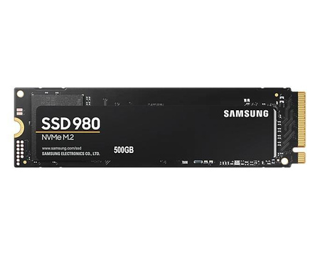 Dysk SSD Samsung 980 500GB M.2 2280 PCIe 3.0 x4 NVMe (3100/2600 MB/s) TLC