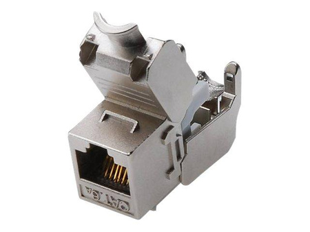 DIGITUS keystone modul Cat6A RJ45 500 MHz shielded toolfree