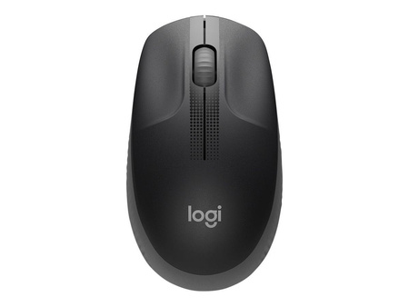LOGITECH M190 Mouse optical 3 buttons wireless USB wireless receiver charcoal