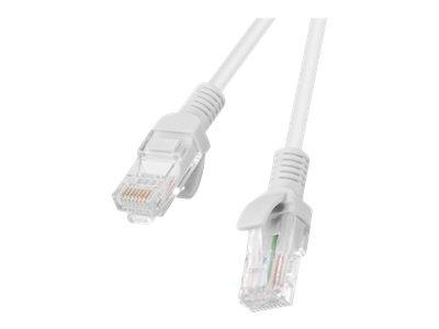 LANBERG PCU6-20CC-0100-S Lanberg Patchcord RJ45, kat. 6, UTP, 1m, szary, op. zbiorcze 10 szt