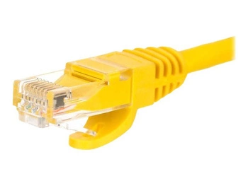 NETRACK BZPAT1UY Netrack patchcord RJ45, osłonka zalewana, kat. 5e UTP, 1m żółty