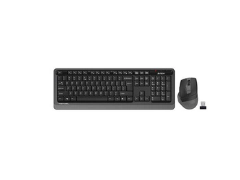A4TECH Zestaw klawiatura + mysz FStyler 2.4G FG1035 RF NANO Grey