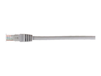 NETRACK BZPAT16 Netrack patchcord RJ45, osłonka zalewana, kat. 6 UTP, 1m szary