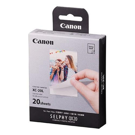 Zestaw atramentu i papieru Canon XC-20L 2x3 20 odbitek 6755C002
