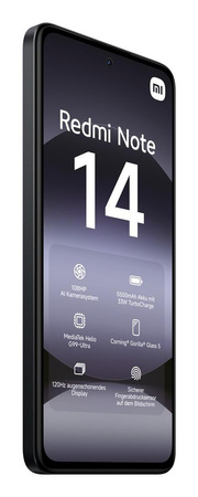 Smartfon Xiaomi Redmi Note 14 6/128GB Midnight Black