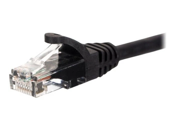 NETRACK BZPAT05UK Netrack patchcord RJ45, osłonka zalewana, kat. 5e UTP, 0.5m czarny