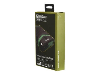 SANDBERG 420-36 SANDBERG Survivor PowerBank - mobilna ładowarka outdoor 20100 mAh