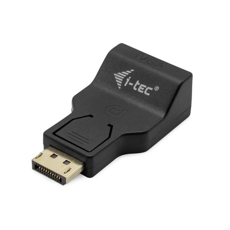 I-TEC Adapter DisplayPort to VGA resolution Full-HD 1920x1080/60 Hz gold-plated DP-connector