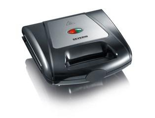 SEVERIN SANDWICH-TOSTER, 3 WYMIENNE NIEPRZYWIERAJĄCE PŁYTY DO KANAPEK, GRILLOWANIA I GOFRÓW, MOC 1000W SA2968