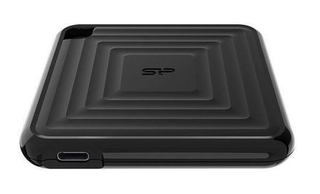 Dysk zewnętrzny SSD Silicon Power PC60 256GB USB-C 540/500 MB/s USB 3.1 Typ-C black 