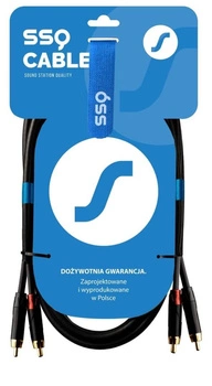 SSQ RCARCA3 - Kabel 2xRCA- 2xRCA 3 metrowy