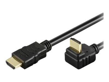 TECHLY 304741 Techly Kabel monitorowy HDMI-HDMI M/M 1.4 Ethernet kątowy ekranowany 2m czarny