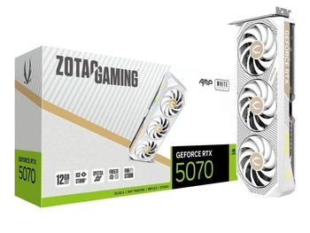 Karta graficzna GeForce RTX 5070 AMP 12GB GDDR7 192bit 3DP/HDMI biała