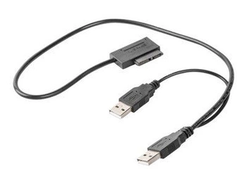 GEMBIRD A-USATA-01 Gembird Adapter USB do podłączenia napędu DVD z laptopa Slim SATA