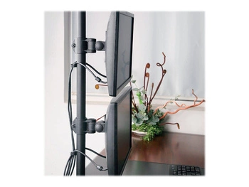 TECHLY Podwójne ramię biurkowe do LED/LCD 13-27 2x10kg pionowe regulowane