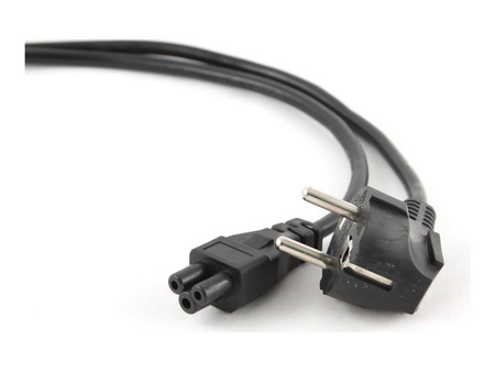 GEMBIRD Kabel zasilający do notebooka koniczynka C5 3pin VDE 0.5m