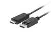 Kabel DisplayPort (M) V1.1 -> HDMI (M) 1.8m czarny 