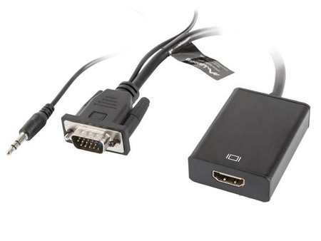 Adapter VGA(M) + Audio -> HDMI(Ż) 