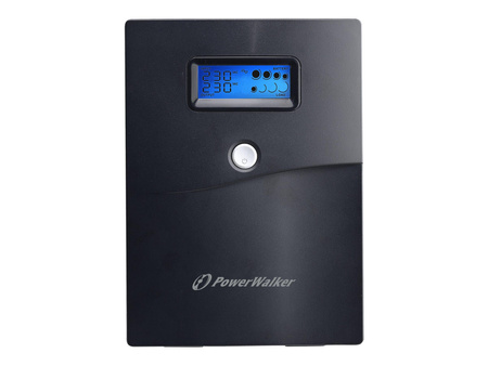 POWERWALKER UPS Line-Interactive 3000VA 4x Schuko RJ11/RJ45 In/Out USB LCD