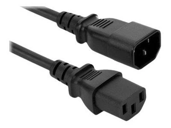 AKYGA Kabel zasilający AK-PC-11A przedłużacz IEC C13 / C14 250V/50Hz 5.0m