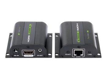 TECHLY 020355 Techly Extender HDMI po skrętce kat5e/6/6a/7, do 60m z odbiornikiem IR