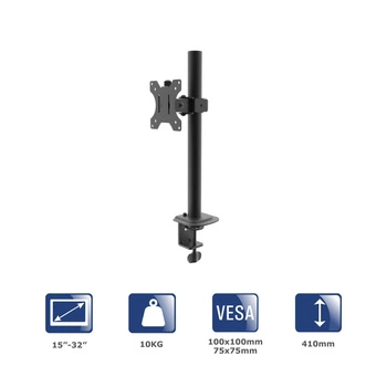 AKYGA AK-MB-03 Single Monitor Arm Desk Mount 10kg VESA 75x75mm 100x100mm 15-32inch
