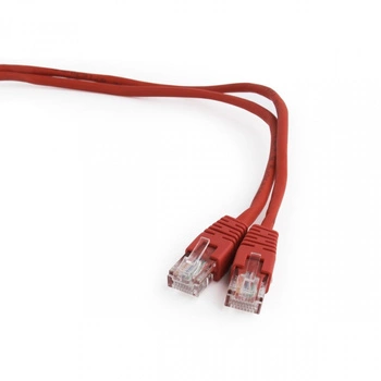 GEMBIRD patchcord RJ45 osłonka zalewana kat 5e UTP 5m czerwony
