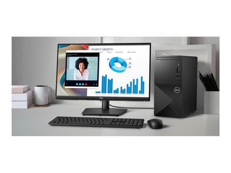 DELL Vostro 3030 MT 180W i3-14100 16GB 512GB SSD WLAN + BT Kb Mouse W11P 3YPS
