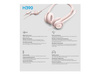 LOGITECH H390 Headset on-ear wired USB-A rose