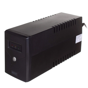 Zasilacz awaryjny UPS DIGITUS Line-Ineractive LED, 600VA/360W, 1x12V/7Ah, AVR, 2x Schuko CEE 7/3, 2x RJ11, 1x USB 2.0 typ B