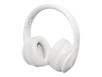 QOLTEC 50845 Słuchawki bezprzewodowe z mikrofonem BT 5.0 AB Białe