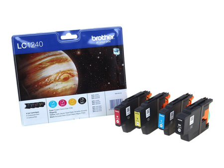 BROTHER LC1240VALBP Zestaw Brother LC1240VALBP CMYK Blister Pack 600str DCP-J925DW / MFC-J430W /