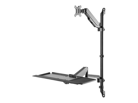 DIGITUS Flexible Single Monitor stand/seat wall-mounted workstation