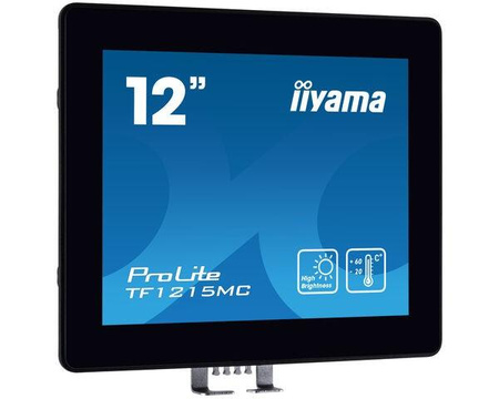 Monitor TF1215MC-B1 12cali IPS, HDMI, DP, VGA, IP65, poj.10pkt, 450cd/m2 