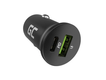 GREEN CELL ŁADOWARKA SAMOCHODOWA GC POWERRIDE NANO38 38W 6A 1X USB-C 1X USB-A