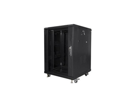 Szafa stojąca 19cali 15U 600X600mm czarna