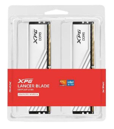 Pamięć XPG Lancer Blade DDR5 6400 32GB (2x16) CL32 RGB biała