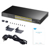 Przełącznik GS1028PS2 24xGE PoE+ 300W 2xSFP 