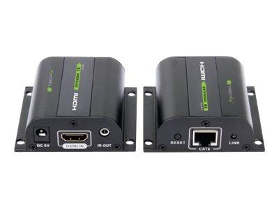 TECHLY 020355 Techly Extender HDMI po skrętce kat5e/6/6a/7, do 60m z odbiornikiem IR