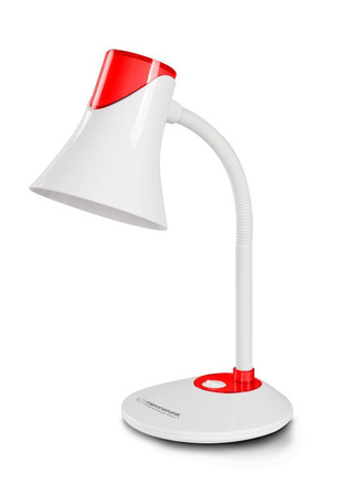 Lampka biurkowa Esperanza E27 POLARIS ELD111R czerwona 