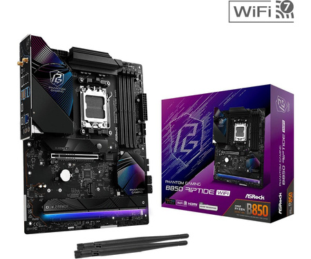 Płyta główna B850 Phantom Gaming Riptide WiFi AM5 4DDR5 ATX 