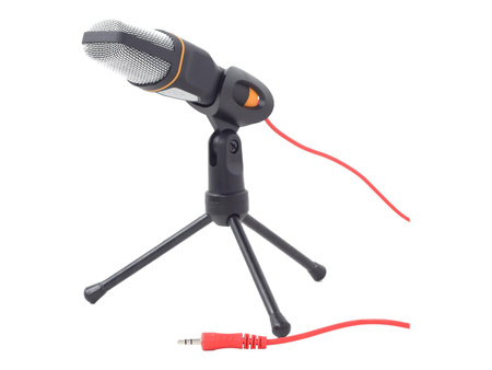 GEMBIRD MIC-D-03 Gembird mikrofon na podstawce (statyw) MIC-D-03 z wyłącznikiem, czarny
