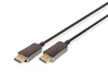 Kabel DIGITUS połączeniowy hybrydowy AOC DisplayPort 1.4 8K60Hz UHD DP/DP M/M czarny 15m