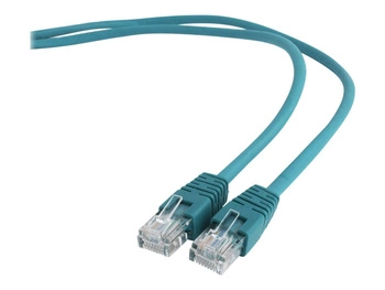 GEMBIRD patchcord RJ45 osłonka zalewana kat 5e UTP 0.5m zielony
