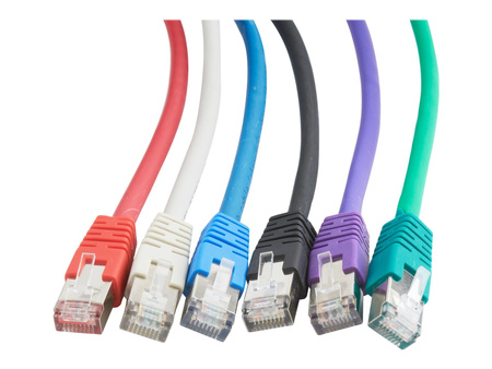 GEMBIRD PP6A-LSZHCU-B-0.25M Gembird patchcord RJ45, kat. 6A, SFTP, LSZH, 0.25m, niebieski