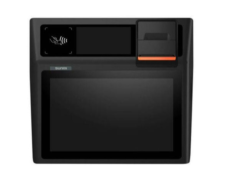 Desktop D2 Mini, Android 8.1, 10.1+4.3 cali, 2/8 GB, 58mm printer , NFC, WiFi