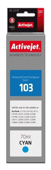 Activejet AE-103C Tusz (zamiennik Epson 103 C13T00S24A; Supreme; 70 ml; niebieski)
