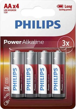 Baterie Power Alkaline AA 4szt. blister