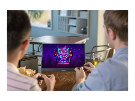 ASUS ZenScreen Touch MB16AMTR portable monitor 15.6inch IPS FHD WLED 16:9 60Hz 250cd/m2 5ms HDMI USB-C 2x1W Speakers Black+Dark Gray